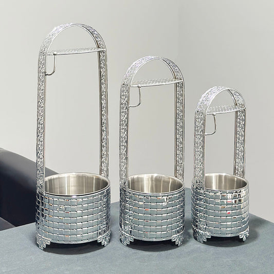 Patterned Border Hookah Charcoal Basket