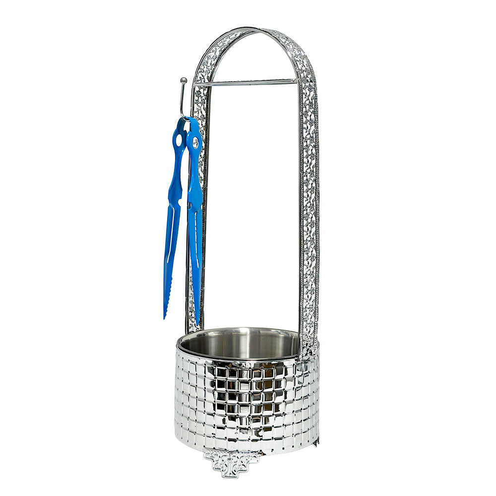 Patterned Border Hookah Charcoal Basket