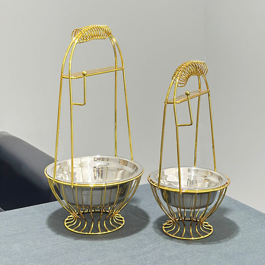 Gold Hookah Charcoal Basket