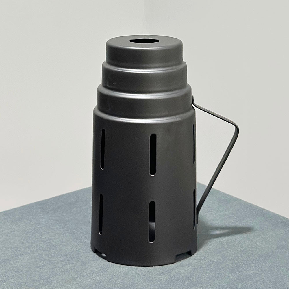Black Hookah Wind Cover With Handle