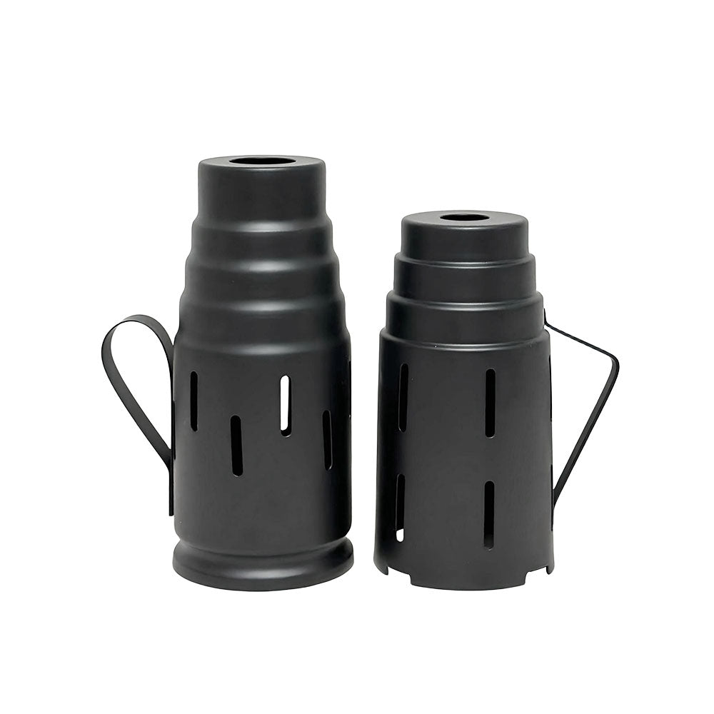 Black Hookah Wind Cover With Handle