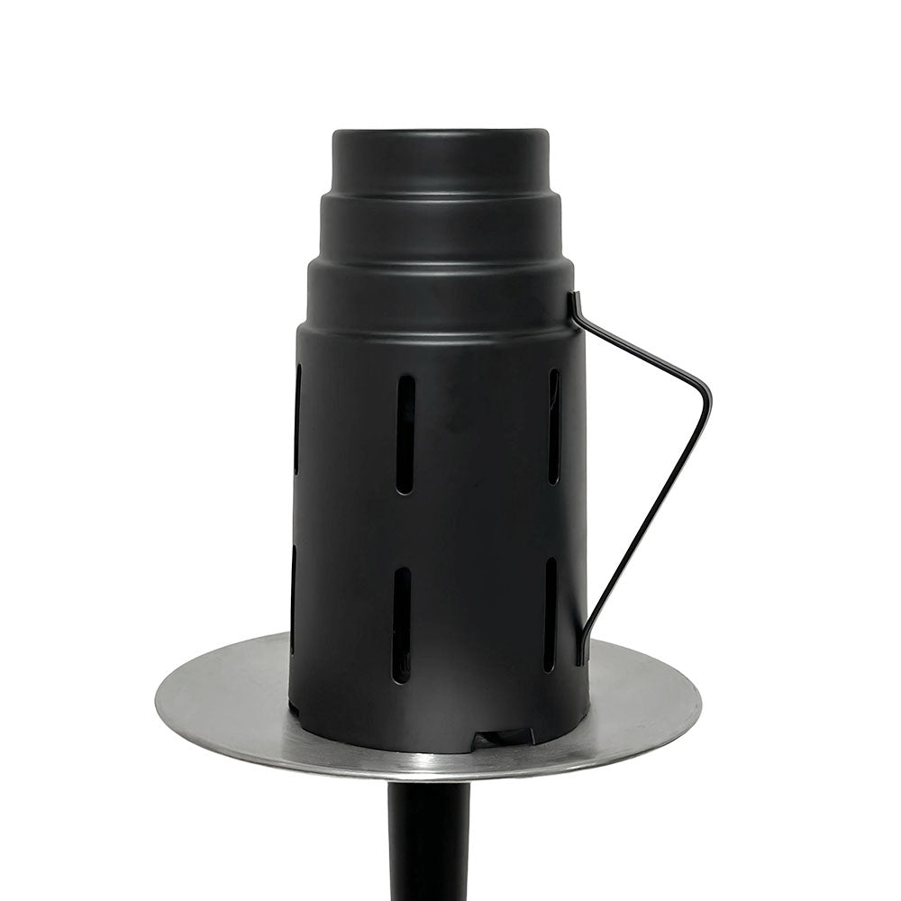 Black Hookah Wind Cover With Handle