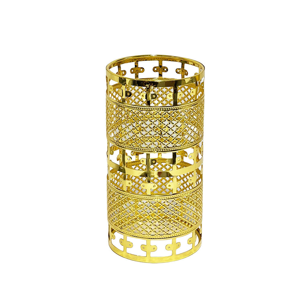 Hollow Gold Silver Hookah Wind Cover