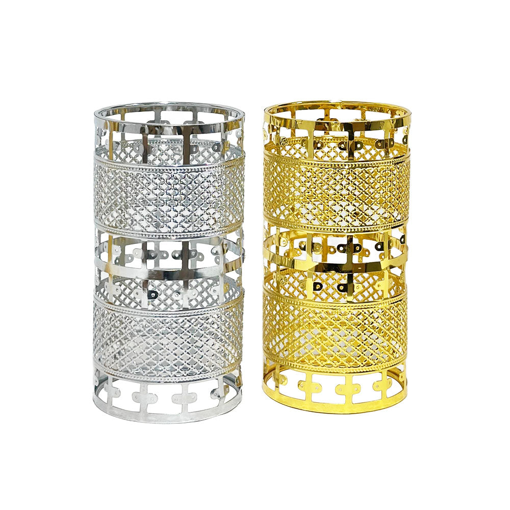 Hollow Gold Silver Hookah Wind Cover
