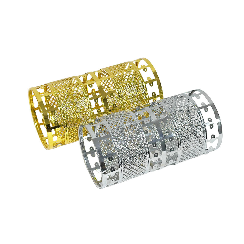 Hollow Gold Silver Hookah Wind Cover