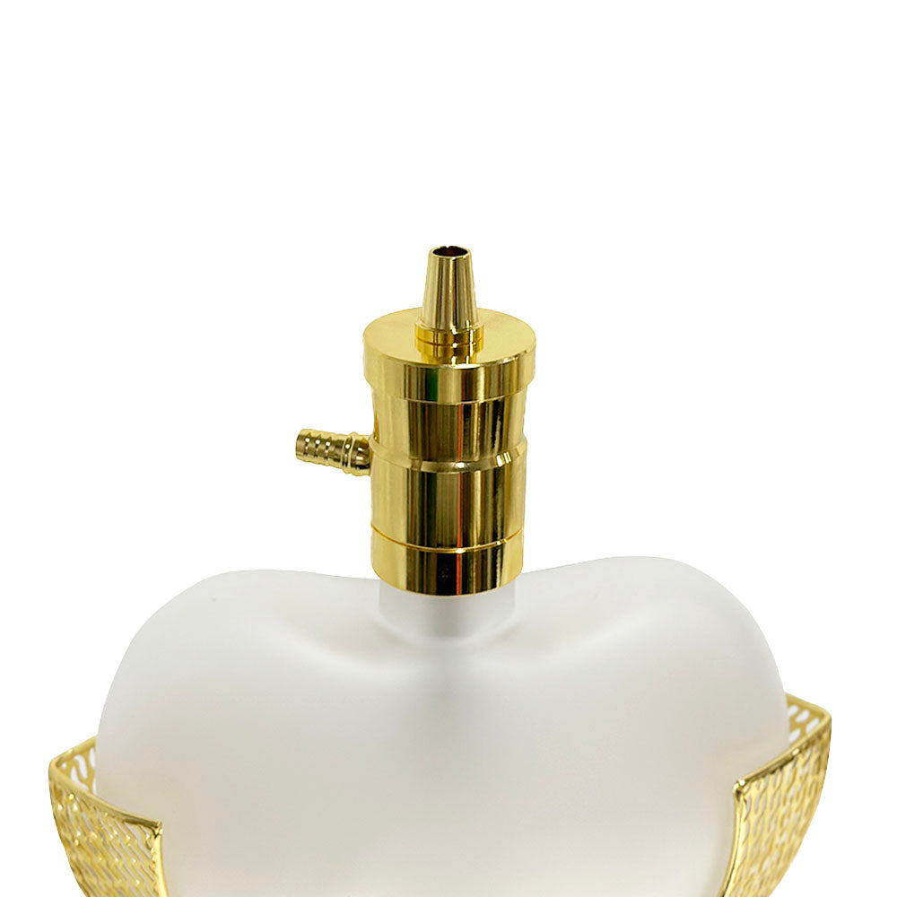 Gold Heart Shape Hookah---HT