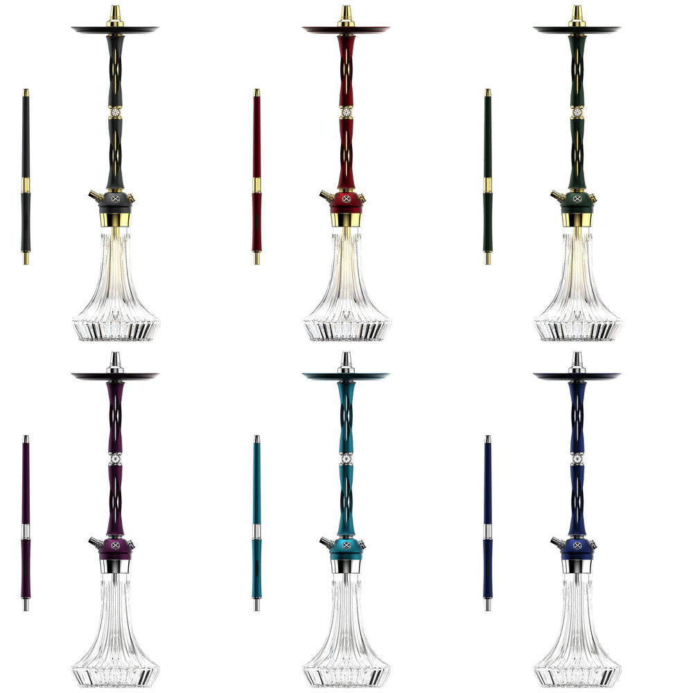 Aluminum Alloy Blade Hookah LE 2 Hookah Set